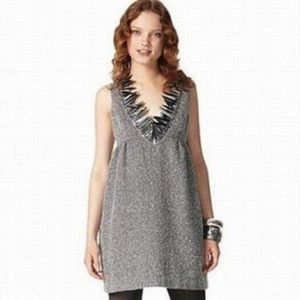 NWT Anna Sui for Target Grey Tweed Mini Dress